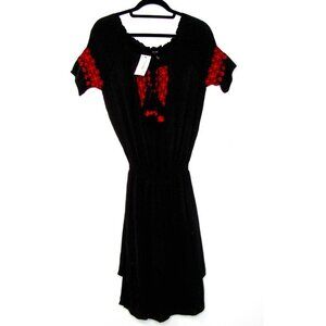 Buffalo David Bitton Boho Embroidered Mini Dress